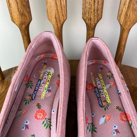 Skechers Wmns Sz 11 Microburst Botanical Paradise Walking Sneakers Ballet Shoes - Picture 6 of 16